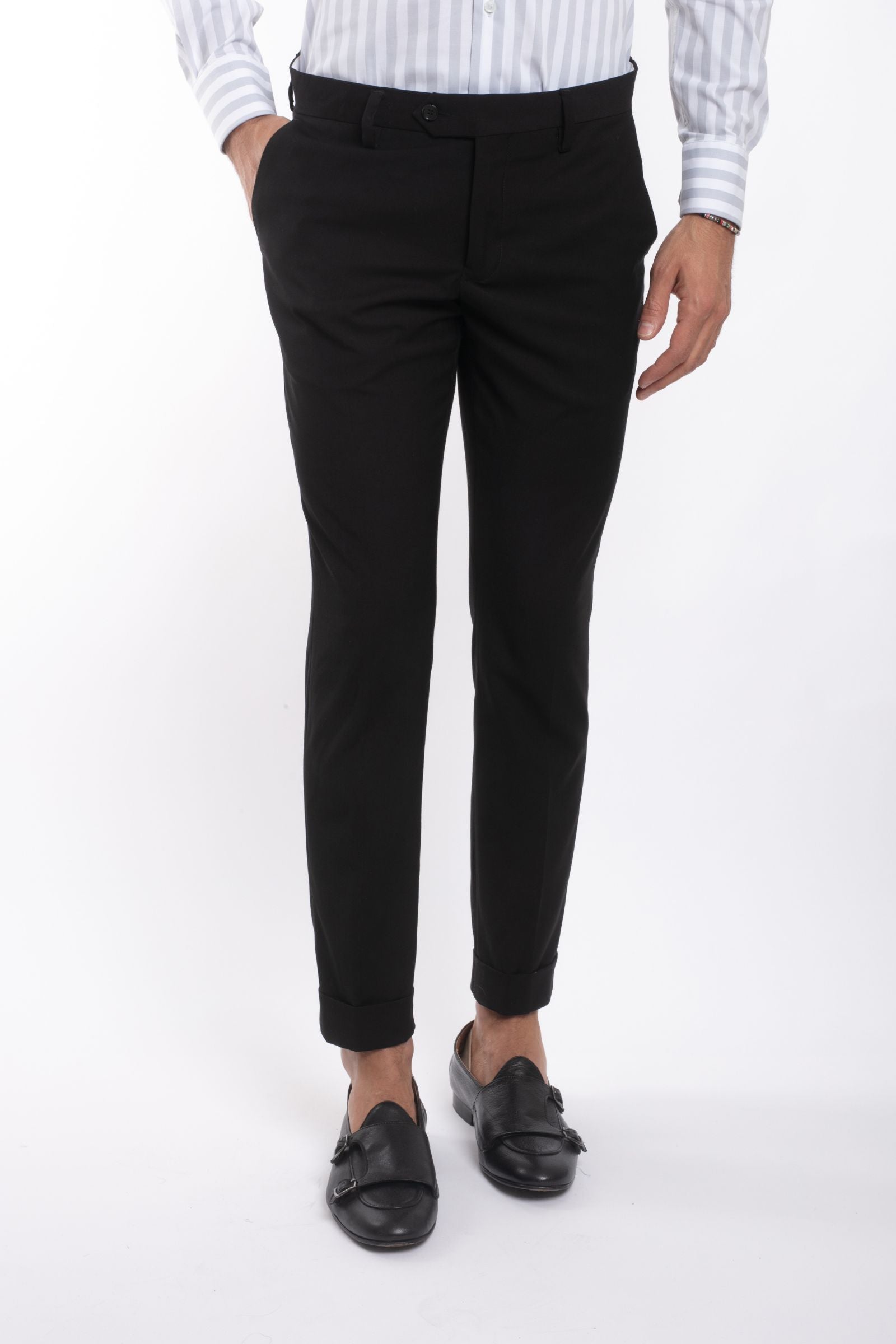 Pantalone Classico Tinta Unita Slim Fit