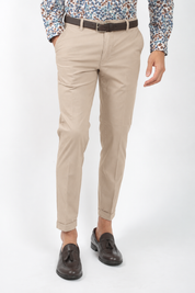 Pantalone Basic Cuciture tono su tono Slim Fit