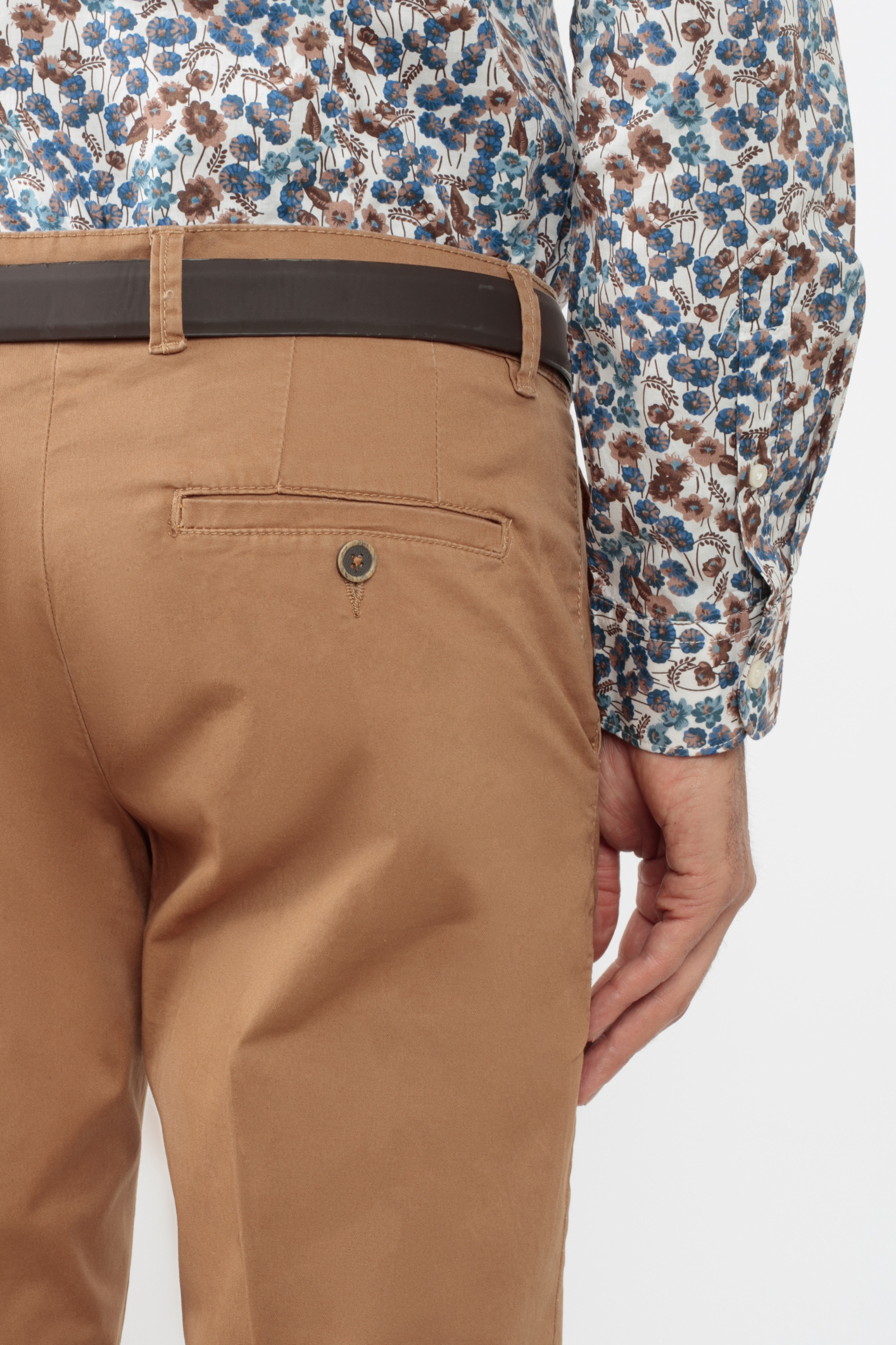 Pantalone Basic Cuciture tono su tono Slim Fit