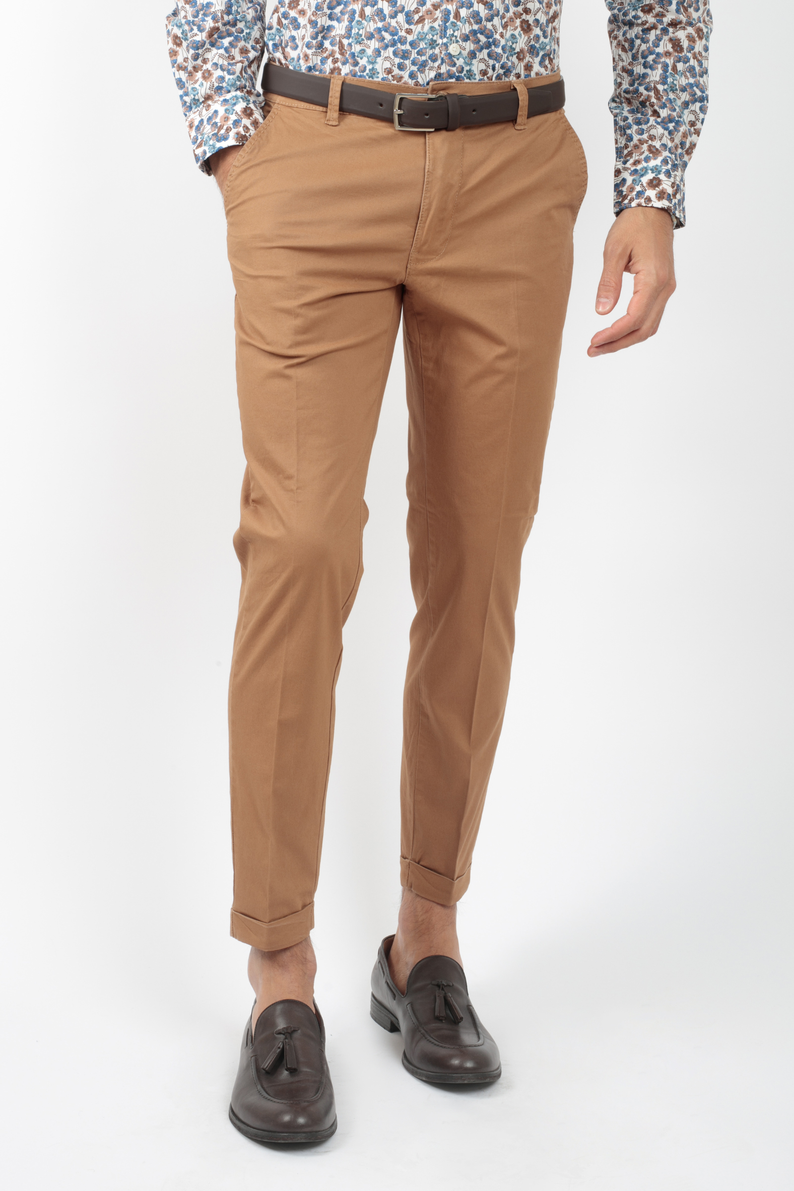 Pantalone Basic Cuciture tono su tono Slim Fit