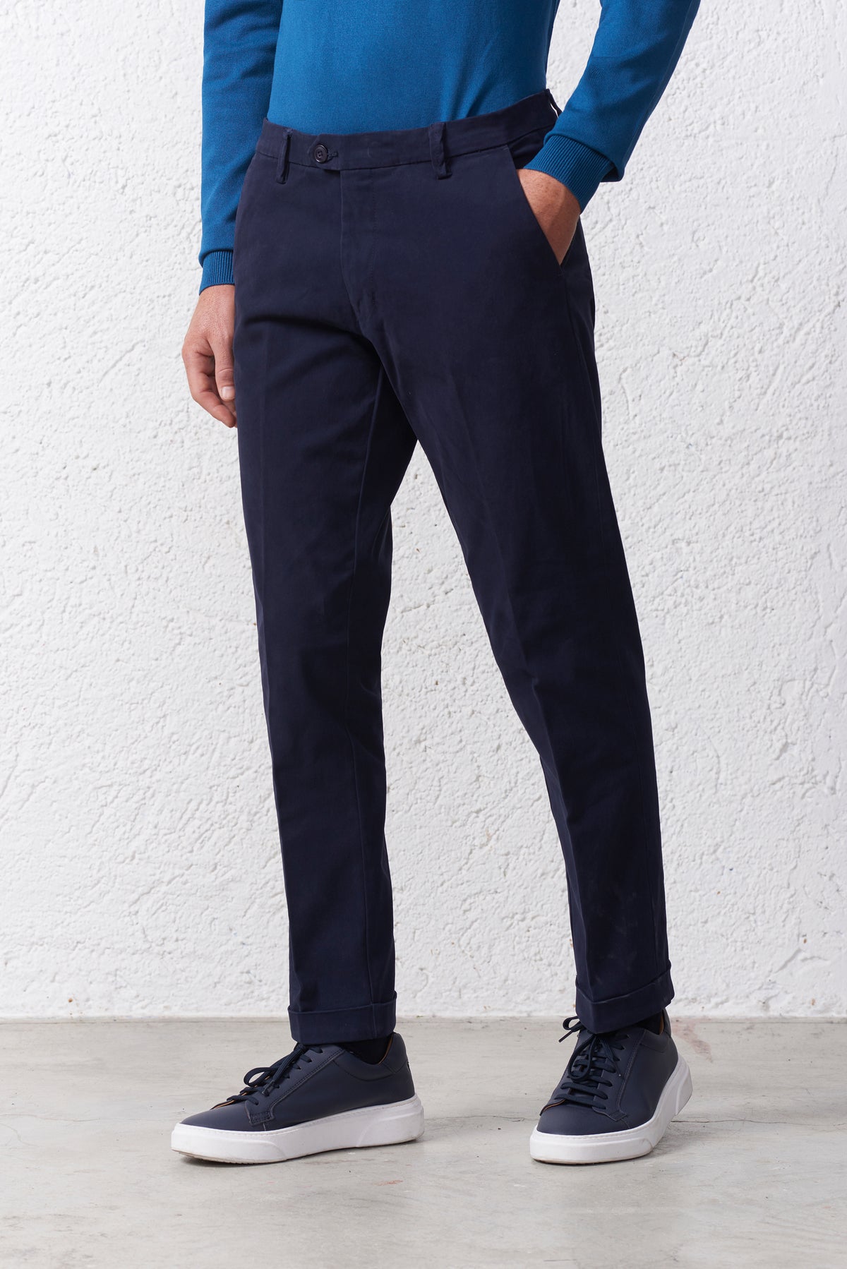 Pantalone Tasca America Raso di Cotone