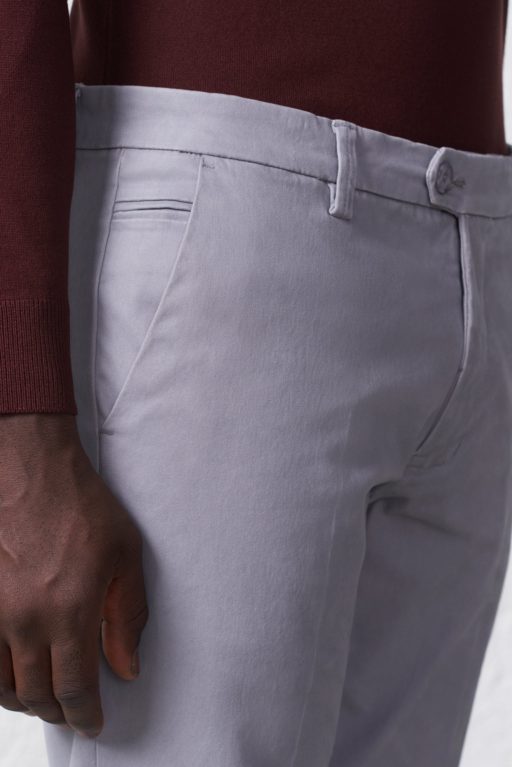 Pantalone Tasca America Raso di Cotone