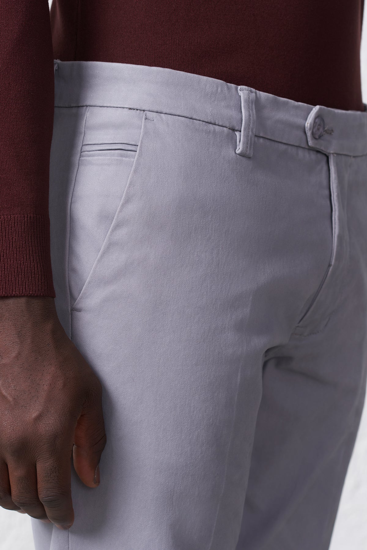 Pantalone Tasca America Raso di Cotone