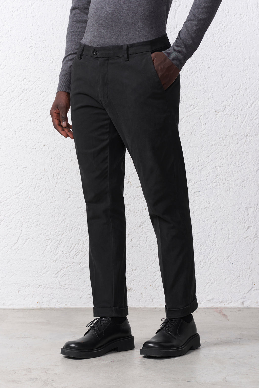 Pantalone Tasca America Raso di Cotone