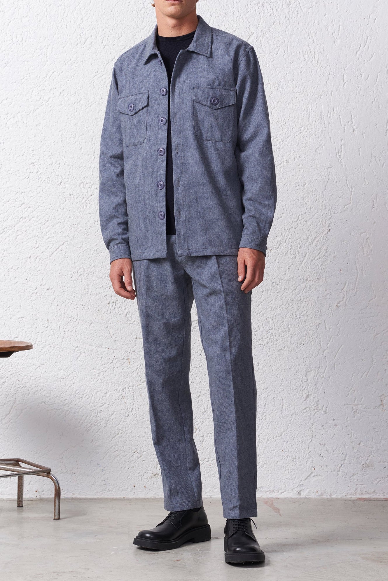 Pantaloni Comfort in Cotone Flanellato