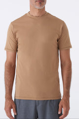 T-shirt basic doppio collo