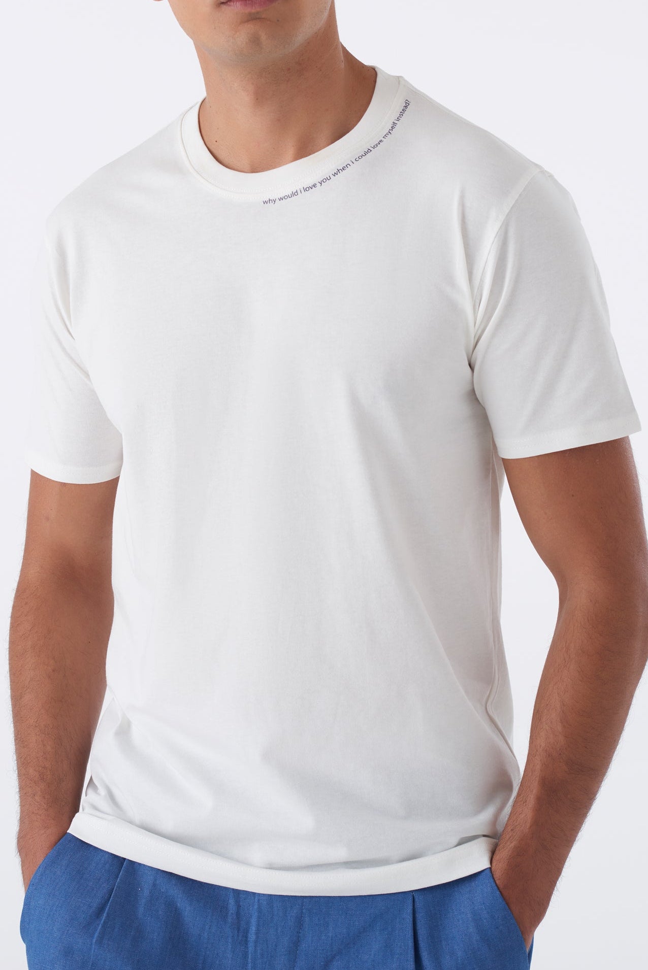 T-shirt girocollo con stampa