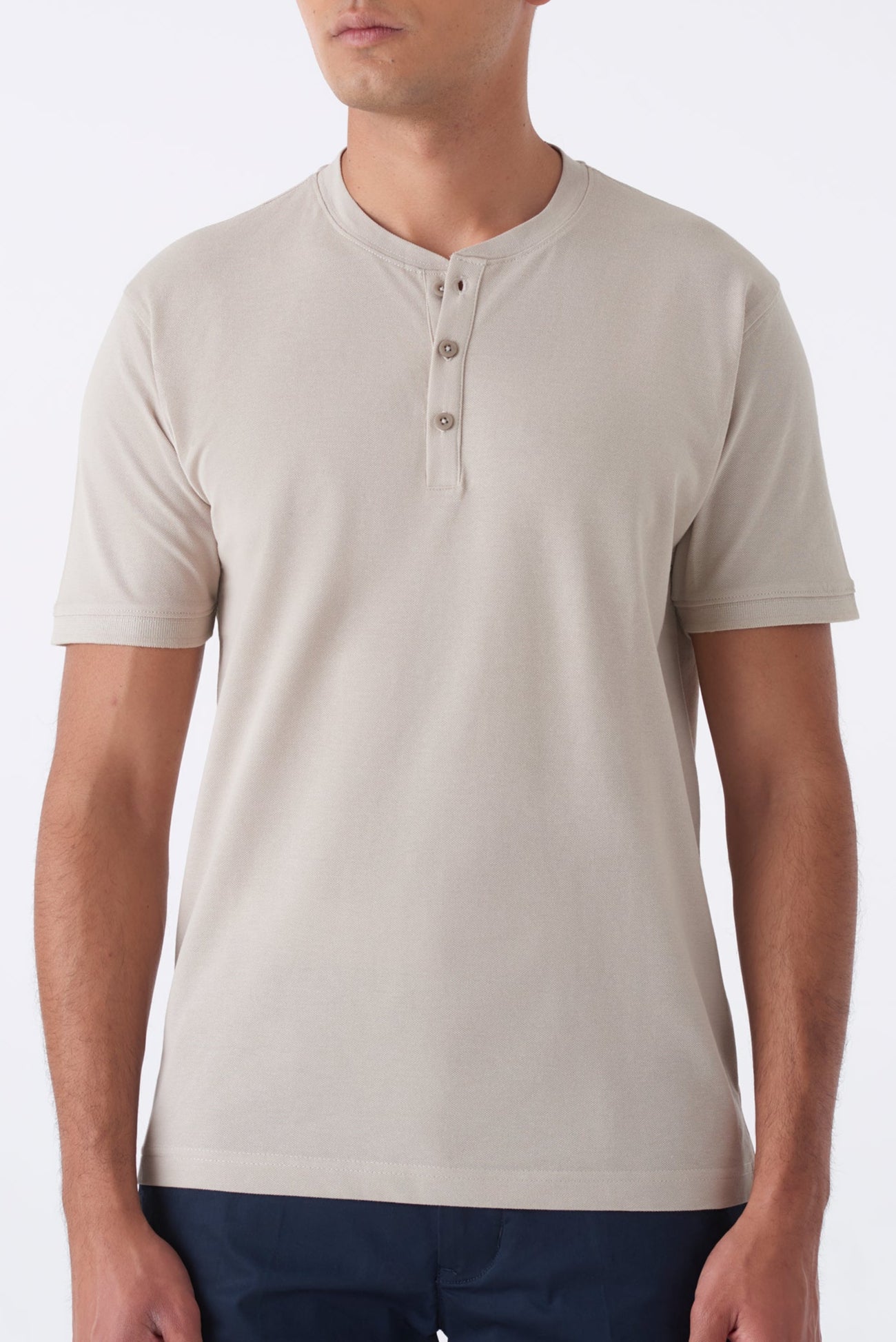 T-Shirt Piqué 3 Bottoni