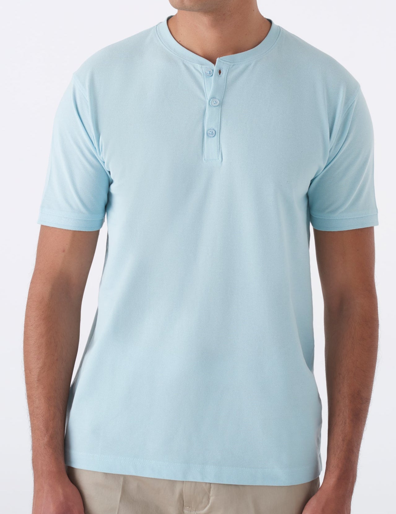 T-Shirt Piqué 3 Bottoni