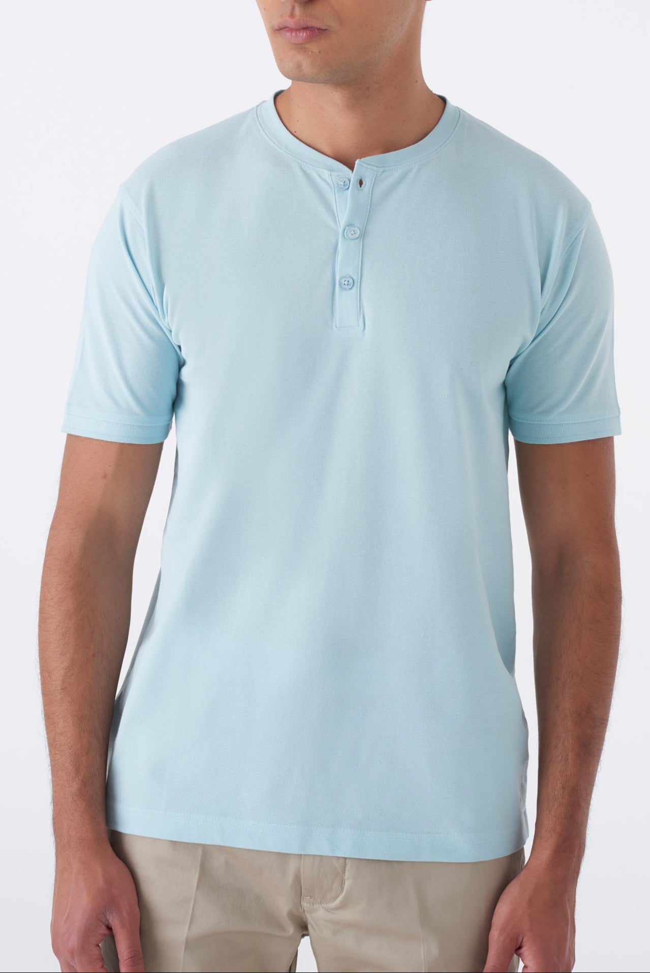 T-Shirt Piqué 3 Bottoni